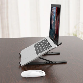 

Laptop Tablet Stand Adjustable Foldable Portable Desktop Holder Mounts Laptop Accessories For Pro Air Notebook Stand