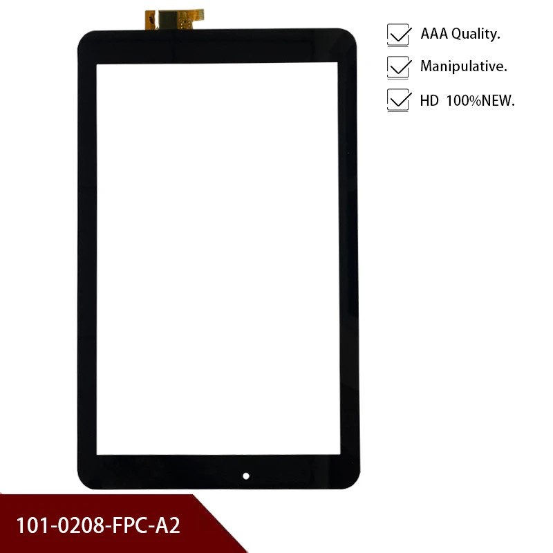 Новый 10 1 дюймовый 101-0208-FPC-A2 стеклянный планшетный ПК со средним датчиком