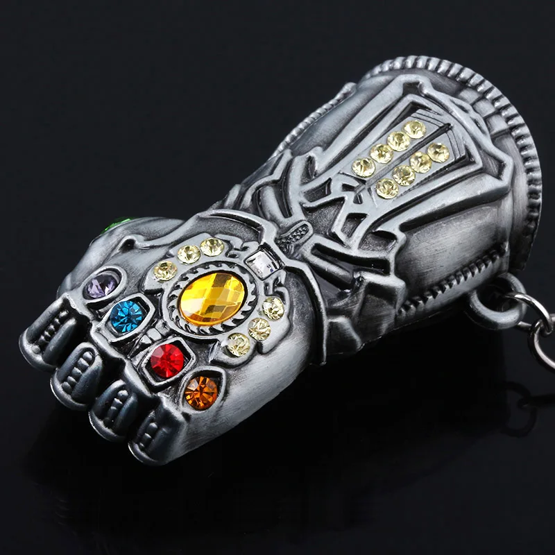 1 комплект перчатки Железный человек брелок Марвел из Мстителей llaveros Брелок для ключей с глазом брелок ювелирные изделия аксессуары