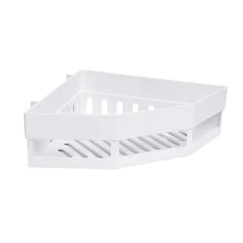 

Shelf Seamless Punch-free Tripod Home Organizer Bathroom Holders Wash Corner Storage Rack Wall-mounted