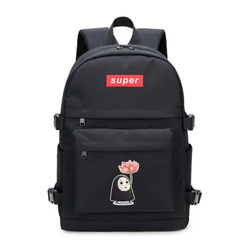 

Anime No Face man Backpack Cartoon Oxford Schoolbag Mochila Shoulder Bag for girls boys travel bag cute backpack