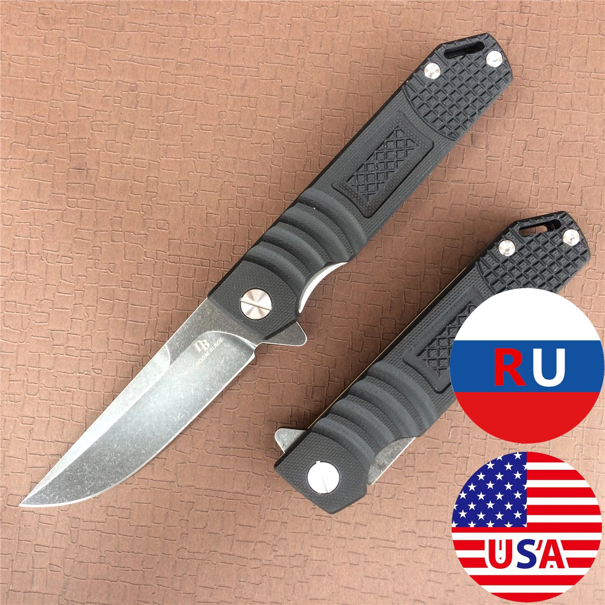 Нож складной 7 9 дюйма 60 61hrc D2 G10|Ножи| |