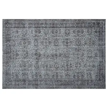 

Handmade Gray Vintage Overdyed Turkish Area Rug 189x281 Cm-6'2''X9'3''
