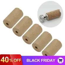 5 шт. аксессуары для музыкальных инструментов чистый натуральный пикколо пробка мягкая деревянная пробка