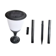 1 шт. светодиодный водонепроницаемый мерцающий пламя Солнечный фонарь светильник садовый светильник наружное ландшафтное украшение садовый светильник