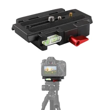 1/4''&3/8'' Screw Camera P200 Quick Release Plate for Canon Nikon Sony Z6 A6400 Fujifilm DSLR Tripod,Photo Studio Accessories