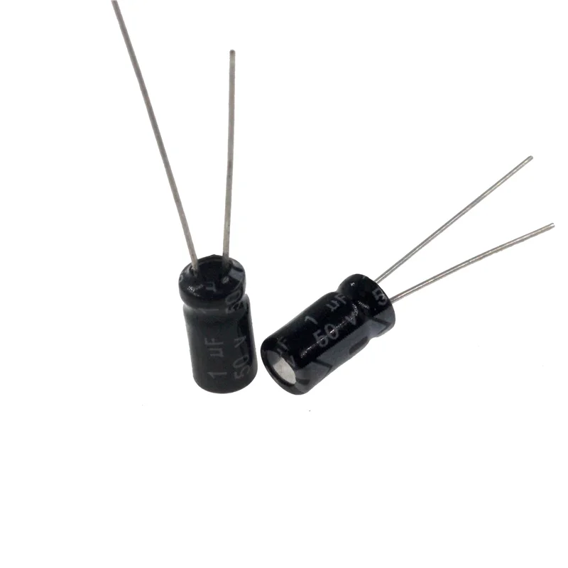 

50V 0.1uF 0.22uF 0.33uF 0.47uF 1uF 2.2uF 3.3uF 4.7uF 6.8uF 10uF 22uF 33uF 47uF 100uF 220uF Electrolytic Capacitor