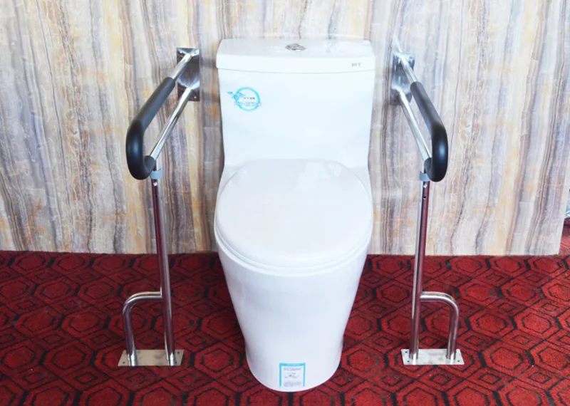 Медицинский Профессиональный Туалет скольжения один поручень вес 100 кг нержавеющая сталь для беременных женщин пожилых инвалидов