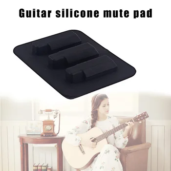 

Newly Ballads Acoustic Classical Guitar Mute Pad Silicone Practice Silencer Musical Instruments Parts S66