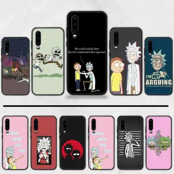 

Rick And Morty Funny Cartoon Comic Phone Case For Huawei Honor view 7a5.45inch 7c5.7inch 8x 8a 8c 9 9x 10 20 10i 20i lite pro