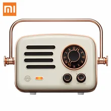 Xiaomi умные колонки Ретро Футуризм уровень HiFi зарядка Bluetooth звуковые колонки AUX Wi-Fi Портативный радио; красивый комплект одежды; подарок для девочек
