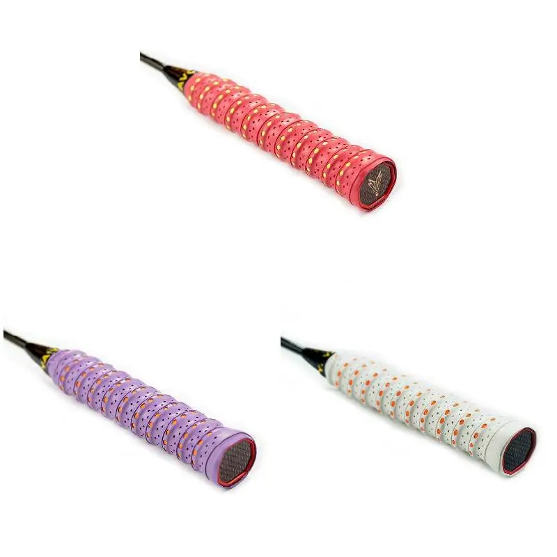 Badminton Grip Anti-slip Tennis Overgrip Badminton Grip Sweatband Tape Windings 3 Pcs For Fishing Rod tennis overgrip racket grip sticky overgrip racket grip tape racket overgrip tennis racket tape