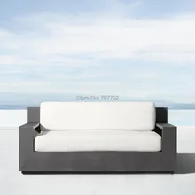 Подержанные патио садовые алюминиевые диван для влюбленных мебель