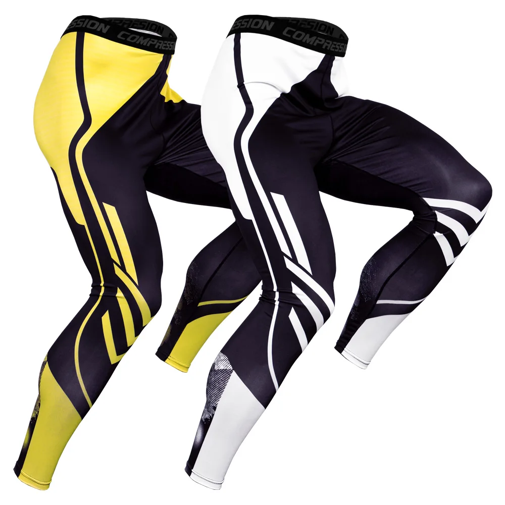 

New Running Tights Men Fitness Sports Leggings Exercise Yoga Pants Trousers Male Gym Jogging Compression Pants Men Tights