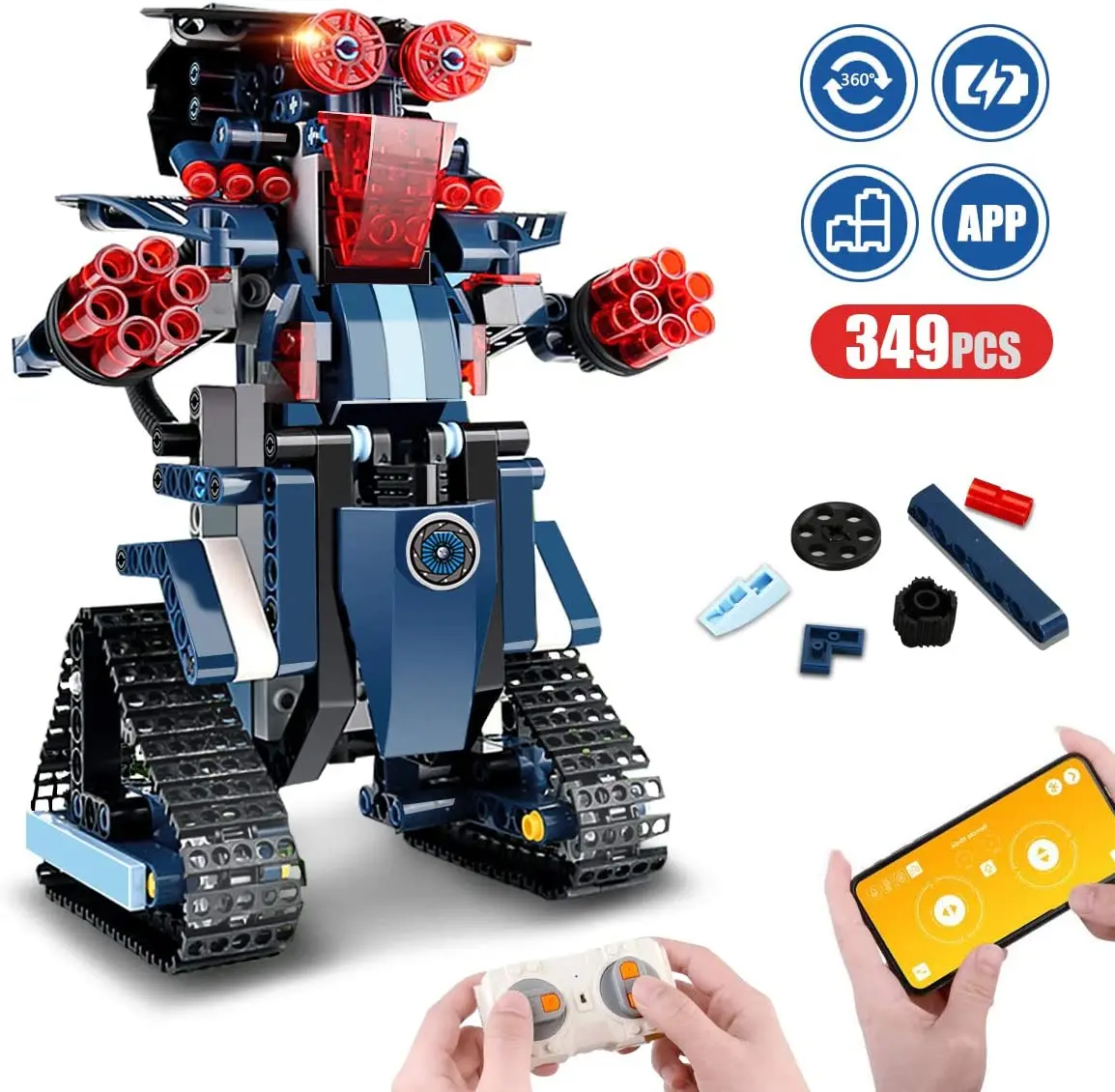Remote Control Engineering Science Education STEM Robot Building Kits for Kids 