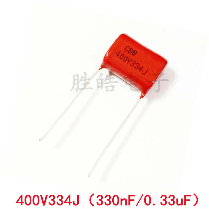 10PCS 400V334J High Quality 5% 0.33UF Pitch 10mm 15mm 330NF 400V 334 334J CBB Polypropylene Film Capacitor 10pcs 400v335j 3 3uf pitch 25mm 400v 335 3300nf cbb polypropylene film capacitor