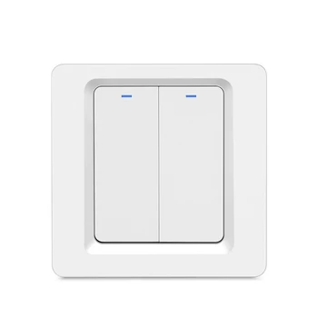 

No Neutral Wire WiFi Smart Wall Switch Smart Life Tuya Remote Control Single Fire Work with Alexa