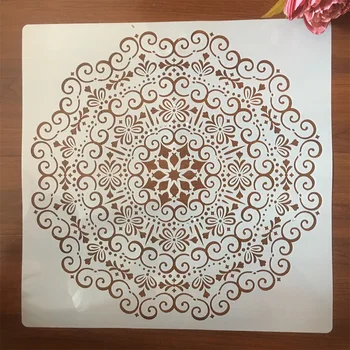 

30*30cm Large Mandala Wheel XXL DIY Layering Stencils Wall Painting Scrapbook Coloring Embossing Album Decorative Template