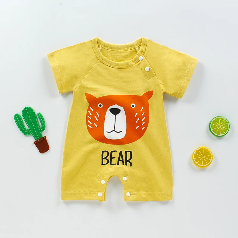 best baby bodysuits Toddler Baby Clothes Summer short Sleeve Jumpsuit Boy&Girl Kids Baby Rompers Cotton Jumpsuit New Born Baby Clothes Baby Bodysuits are cool