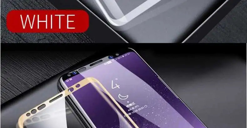 300D полное изогнутое закаленное стекло для samsung Galaxy Note 8 9 S9 S7 S6 Edge Plus S8 S9 Plus Защитная стеклянная пленка для экрана