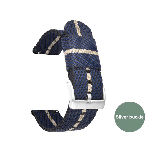 

For Samsung Galaxy Watch 4 Woven nylon Strap 44mm 40mm Band Galaxy Watch4 classic 46mm 42mm Wristband Replacement Accessories