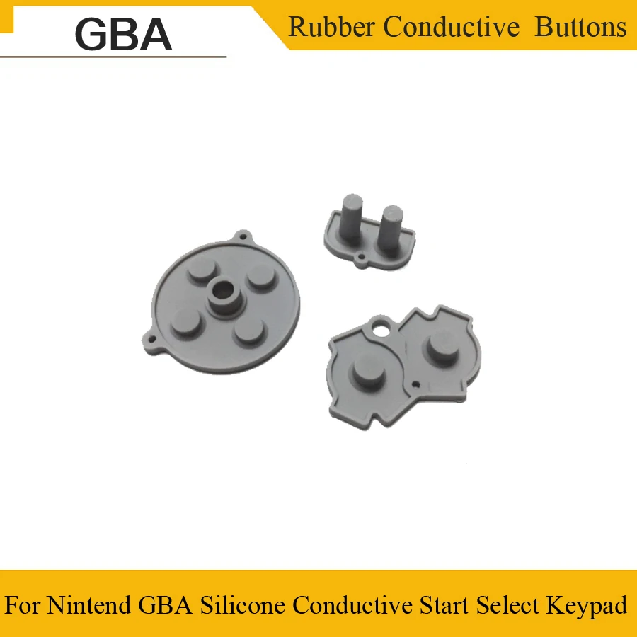 

Rubber Conductive Buttons A-B D-pad for Nintend GameBoy Advance GBA Silicone Start Select Keypad