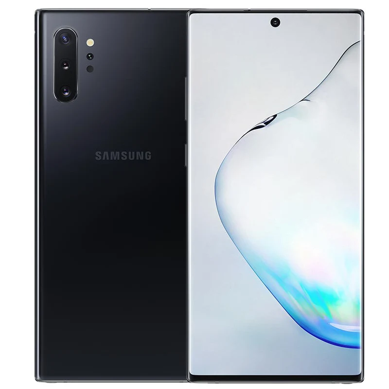12G 256G Black Samsung Galaxy Note 10 Plus 5G Водонепроницаемый AMOLED NFC 3040*1440 12G 256G отпечаток пальца+ распознавание лица 4300mAh Восьмиядерный 4 камеры S ручка - Цвет: 12G 256G Black