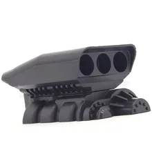 1/10 rc esteira rolante simulação supercharger de admissão ar do motor capa para trx4 d90 axial scx10 wraith 90046 90018