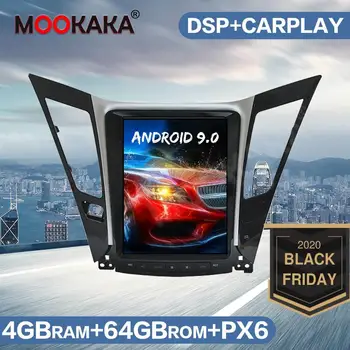 

Android 9.0 Tesla Style 64GB Car GPS Navigation Radio For Hyundai Sonata 8 2012 2013 2014 Auto Stereo Audio Head Unit Carplay 4K