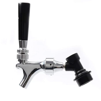 

Beer Tap Faucet With Ball Lock Home Brewing Stainless Steel Stem Draft Beer Keg Faucet With Ball Lock Disconnect Chromed Body Fo
