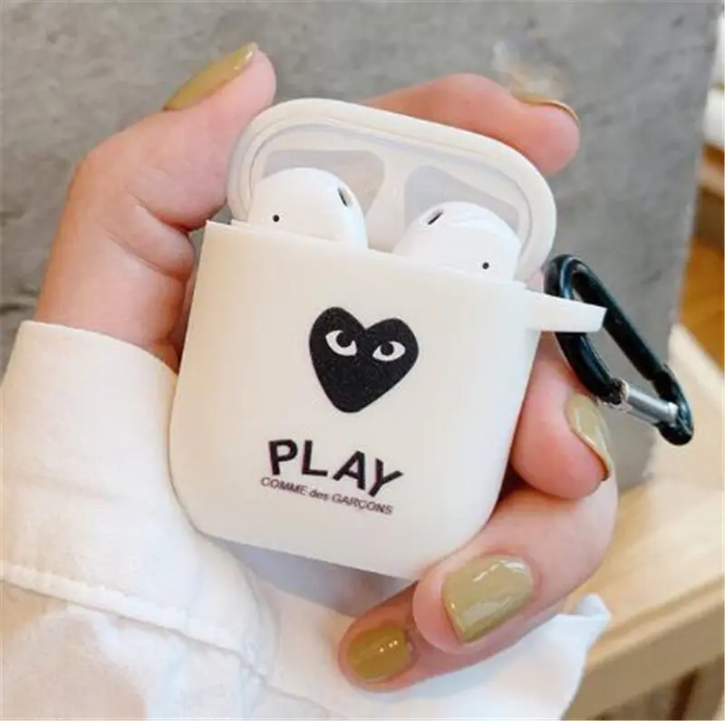 7 Милые Мультяшные беспроводные Bluetooth наушники aipods Чехлы для Apple Airpods 1 2 гарнитура мягкий силиконовый защитный чехол - Цвет: 7