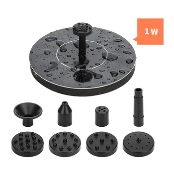 

Solar Powered Water Fountain Floating Bird Bath Pump Yard Watering Irrigation For Pool Garden Aquarium Garden Pond Decor