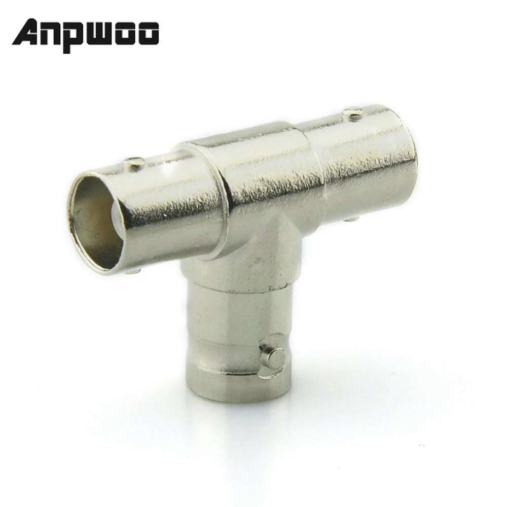 Barato ANPWOO-conector BNC adaptador 3 hembra, acoplador Coaxial tipo T J9jWElppG