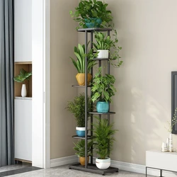 Support de plantes en fer 6 couches, 7 supports de pots de fleurs, étagères de jardinière, présentoir de rangement, pour balcon, décoration de jardin 