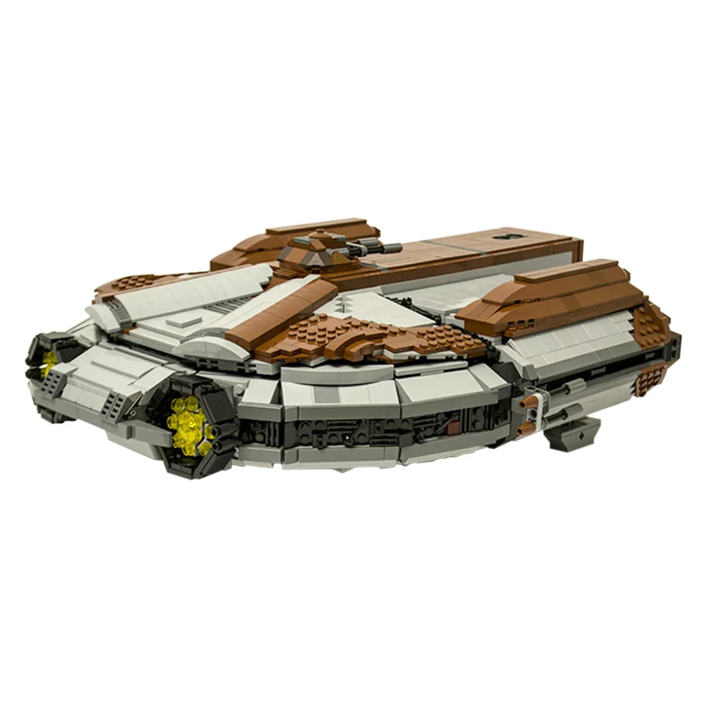 Toy Brick MOC Star Movie Space Arms SW:Knights of the Old Republic Ebon Hawk Building Blocks Kit Spaceship Fighter Toys For Kids | Игрушки и