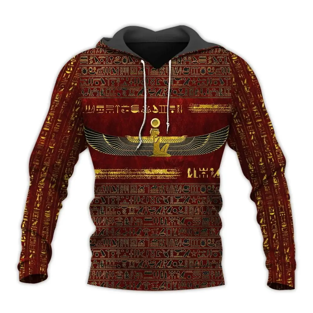 PLstar Cosmos Mysterious retro ancient egypt Pharaoh totem 3d hoodies/Sweatshirt Winter autumn funny long selvee streetwear-18 plstar cosmos 3dprinted newest hero firefighter custom name unique hrajuku streetwear unisex casual hoodies zip sweatshirt q 3