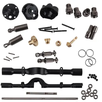 

Accessory Easy Install RC Car Upgraded Parts Middle Bridge OP DIY Metal Axle Set Replacement Durable Kids Toys For WPL B16 B36