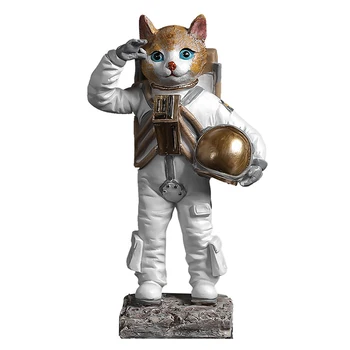

Astronaut Statues Home Decor Outer Space Figurine Ornament Resin Desktop Accessories Crafts Birthday Gift Bedroom Cosmonaut Hero