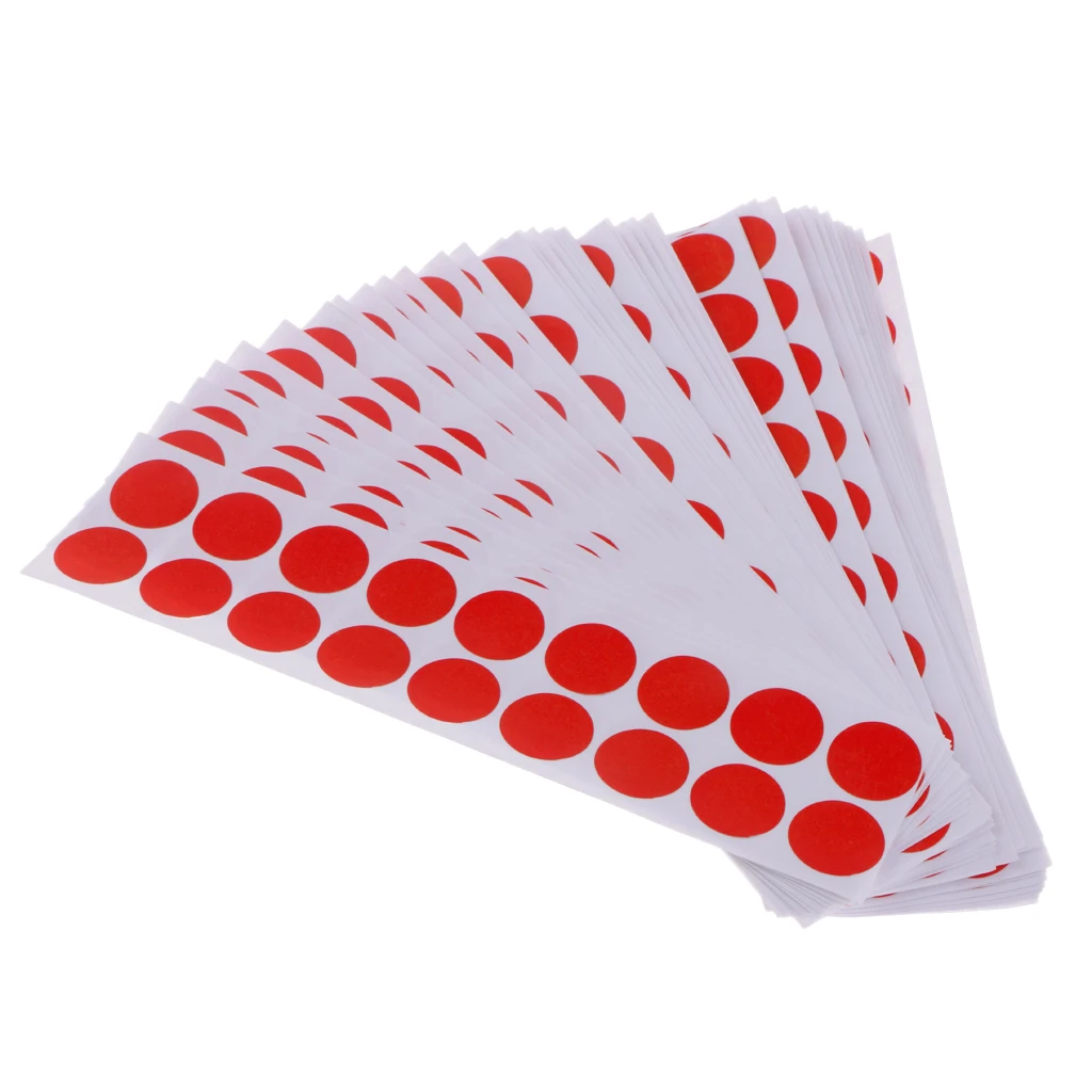 900pcs Self Adhesive Target Paster, Shooting Splatter Stickers Patches Black/Red Color 0.8'' 900pcs Self Adhesive Target Paster, Shooting Splatter Stickers Patches Black/Red Color 0.8''
