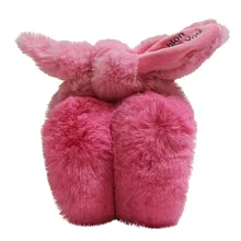 Милые плюшевые бабочки Завязывающиеся уши зимние теплые регулируемые наушники