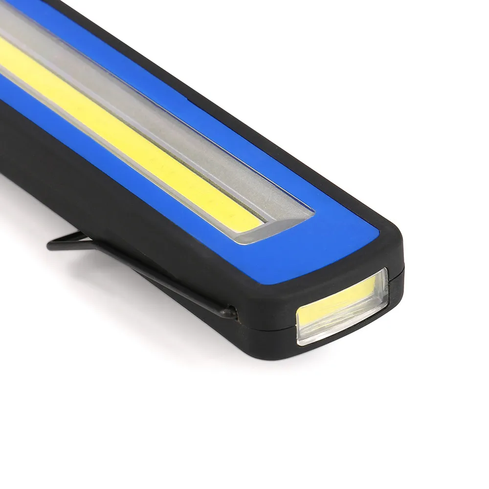 2in1 Rechargeable Work Light LED COB Camping Work Inspection Light Lamp Hand Torch Magnetic Led Lamps Mini Flashlight 240Lm