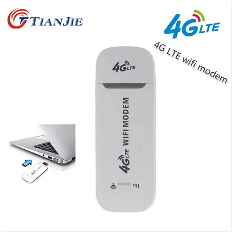 Tianjie 4 4g Lte Usbモデム無線lanルーター解除ワイヤレスカーアダプターネットワークステッカー3グラムsimカードスロット携帯wi Fiドングルホットスポット モデムとルータのセット Aliexpress