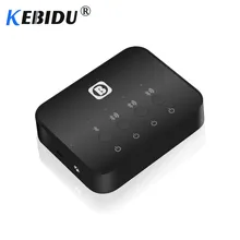 Kebidu Новое поступление Bluetooth передатчик для ТВ с низкой задержкой Поддержка aptX Dual Link Беспроводной музыкальный аудио адаптер для динамиков