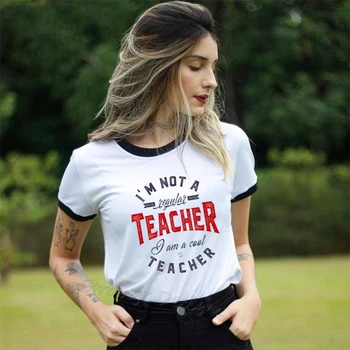 

Teacher Tshirt For Women Harajuku Love Teach Fashion Female T-shirts Teacher Squad Clothes 2019 Summer Ulzzang Printed Tops Tees