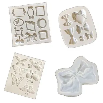 

Bow Tie Collection Silicone Mold Fondant Sugarcraft Mould Gum Paste Chocolate Resin Cake Mold Jewelry Baking Tools