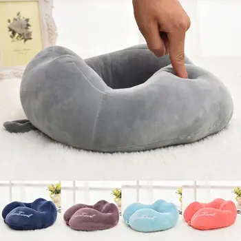 

Memory Foam U Shaped Travel Pillow Neck Support Rest Airplane Cushion Travel Air Plane Sleep