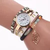 Quartz Watches Beautiful Casual Elegant Weave Watches Girls Wrist Watch For Women Lady Christmas Decorations Decorative Glasses 2