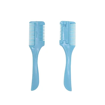 

Hot Professional Hair Cutter Thinning Shaper Comb Razor Blade Double Sided Styling Tools & Appliances Maquillaje TSLM2