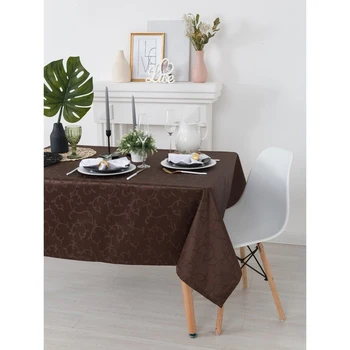

Tablecloth "Ethel", size Monogram 150x250 cm, color chocolate