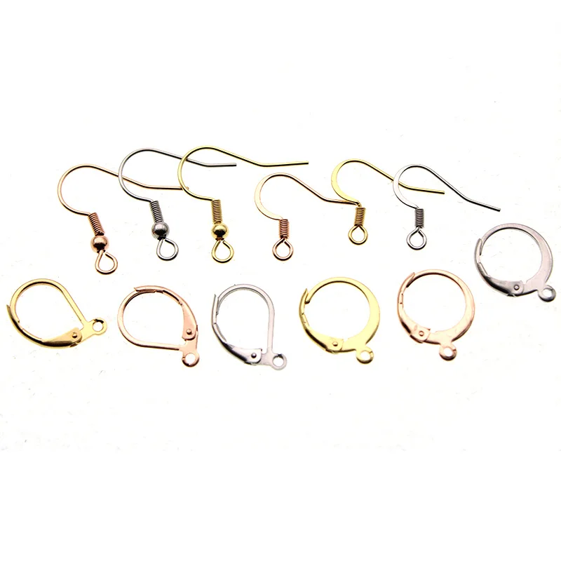 200PCS French Earring Loop Hoops Ear Wire Hook for Jewelry Making Findings  DIY Earrings Settings Base Accessories Supplies - China Stainless Steel  Hooks and Earring Hooks price